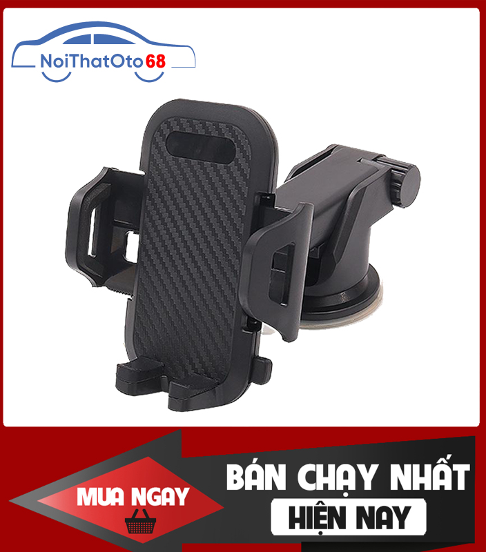 Giá đỡ điện thoại chân gắn và hút chân không trên xe oto