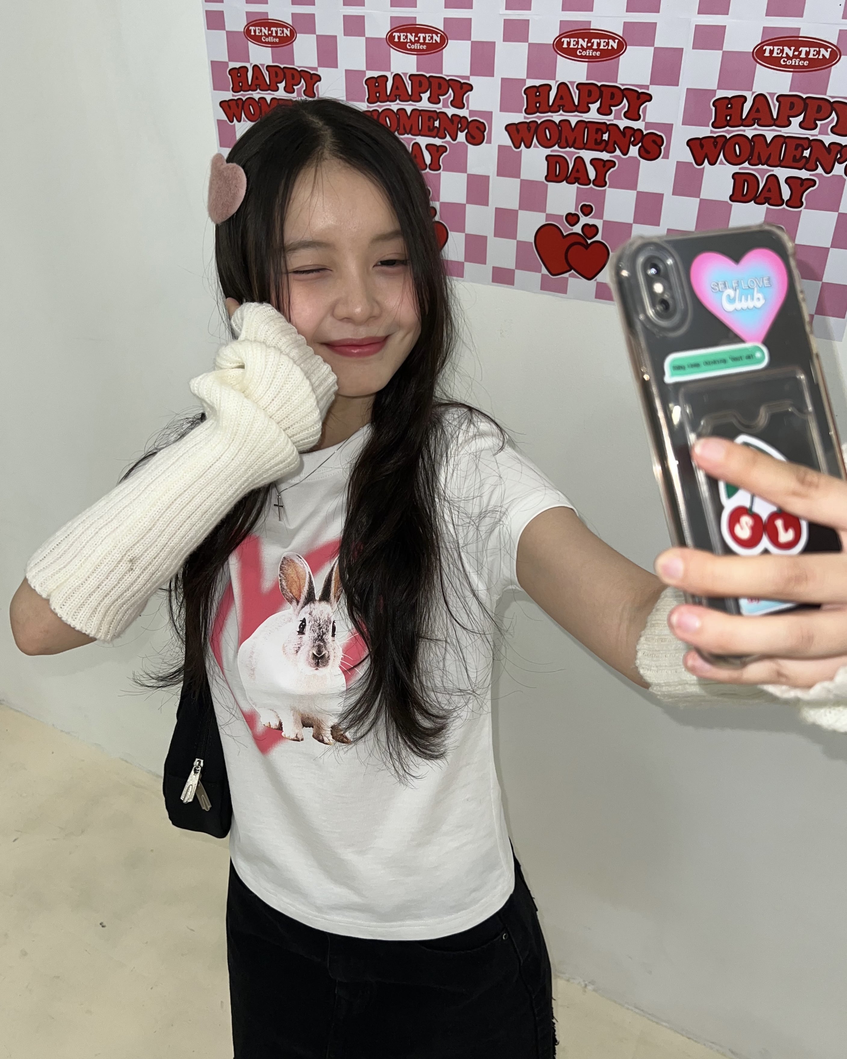 Áo thun babytee SLC "Bunny Heart"