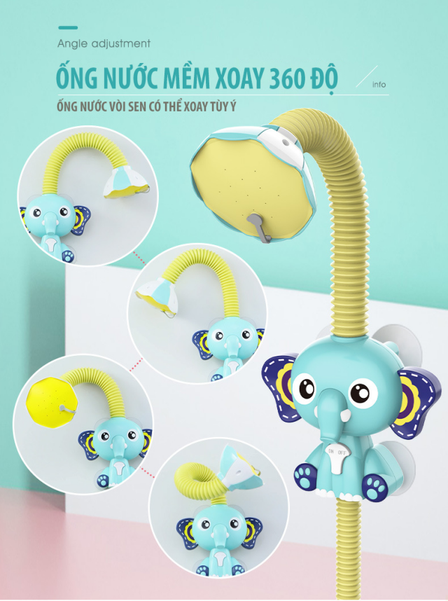 It Smart - Vòi Sen Con Voi GREEN MINT An Toàn Bé