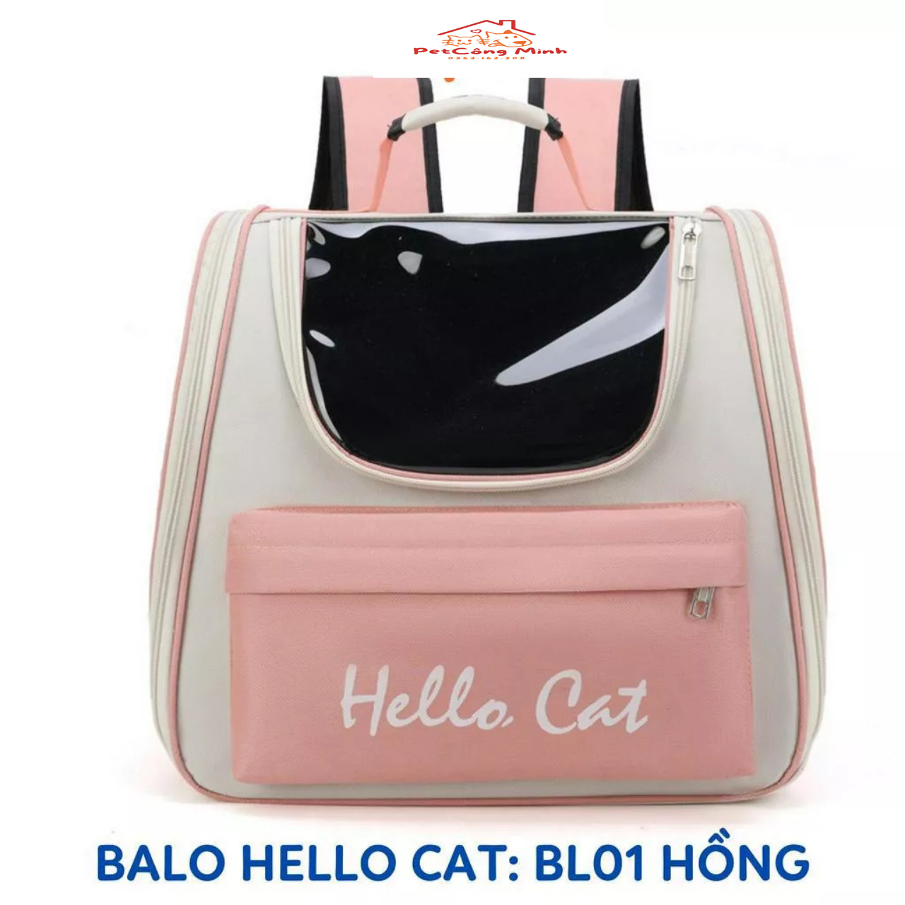 Balo cho mèo chó thú cưng size lớn Hello Cat Lapeta