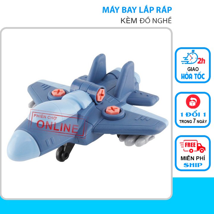 [HCM]ĐỒ CHƠI LẮP RÁP MÔ HÌNH MÁY BAY CHIẾN ĐẤU CAO CẤP