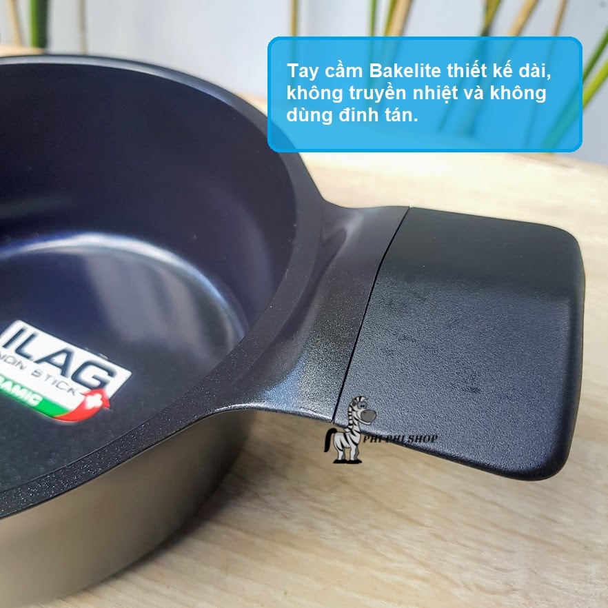 [HCM][HÀNG MỚI VỀ] Nồi chống dính Lock&Lock EDGE sử dụng bếp từ size 20CM CAC2011