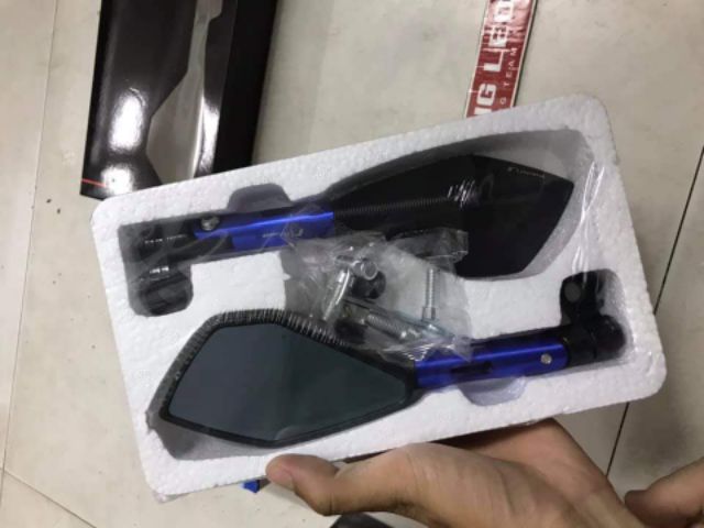 Bộ gương chiếu hậu Rizoma 5 cạnh( 1 cặp như hình)