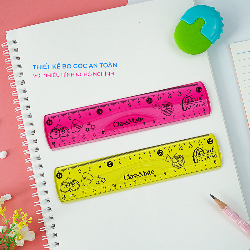 Thước Dẻo CLASSMATE Chất Liệu Nhựa Dẻo Cao Cấp CL-FR150