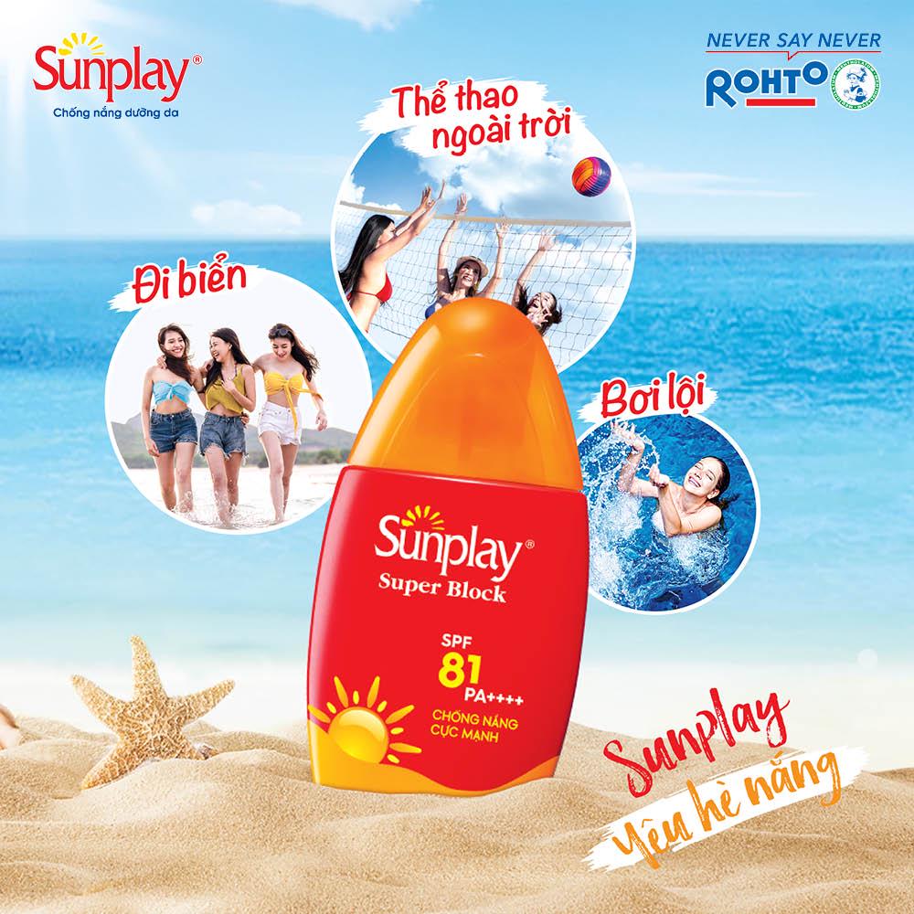Sữa chống nắng cực mạnh Sunplay Super Block SPF 81