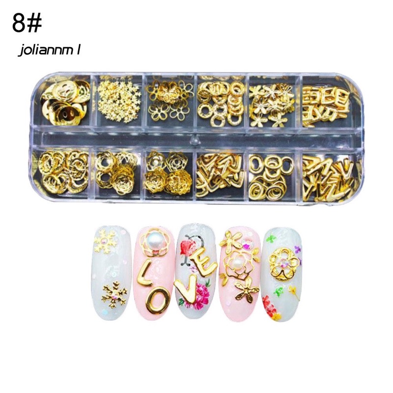Cham phụ kiện Nail khay dài đủ mẫu HOT nhất