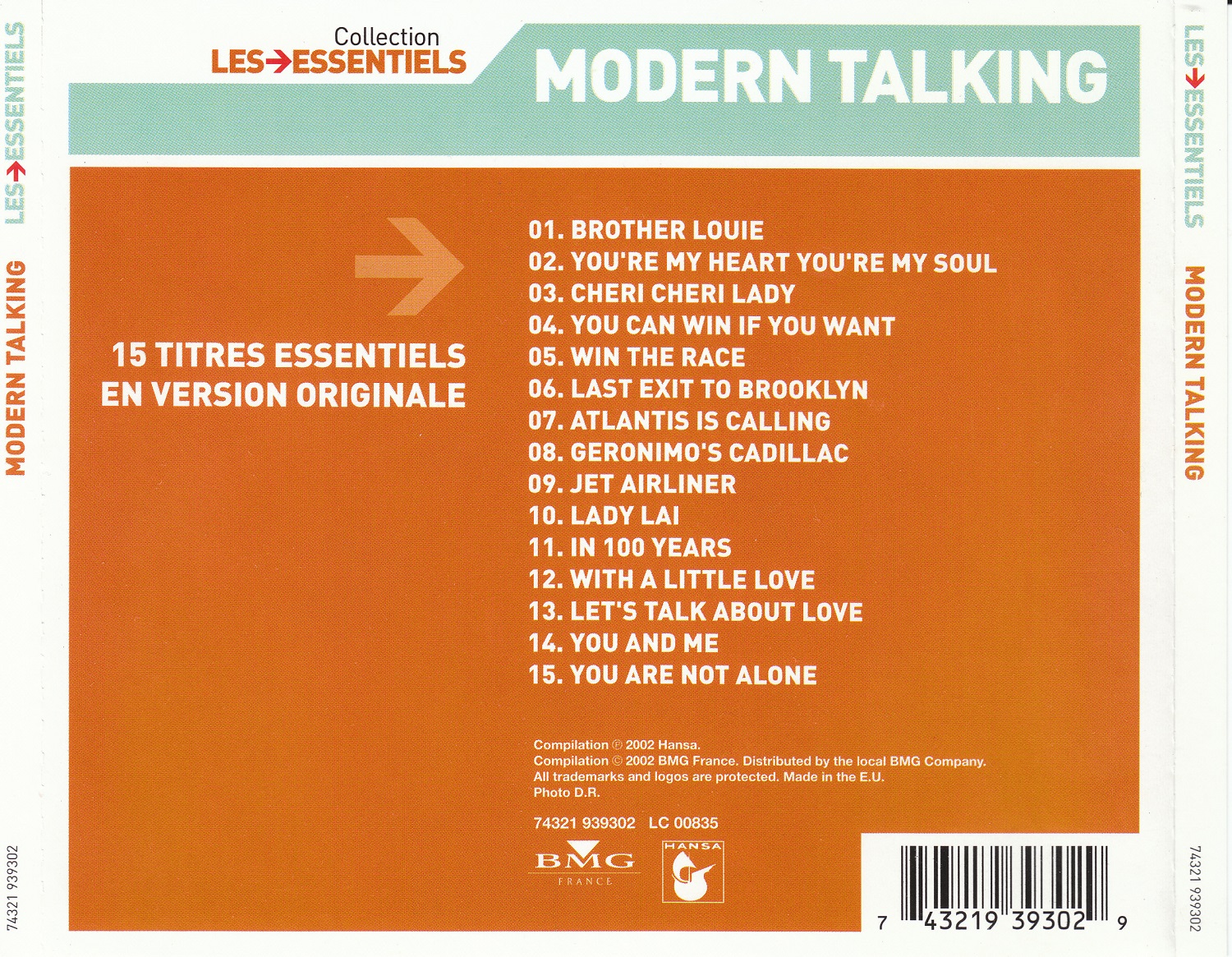 Bộ 5 đĩa cd nhạc Moderm Talking 2