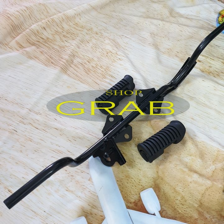 Gác chân gập gù [ TẶNG 2 BÊN CAO SU ] xe DREAM - WAVE / Gác chân giữa