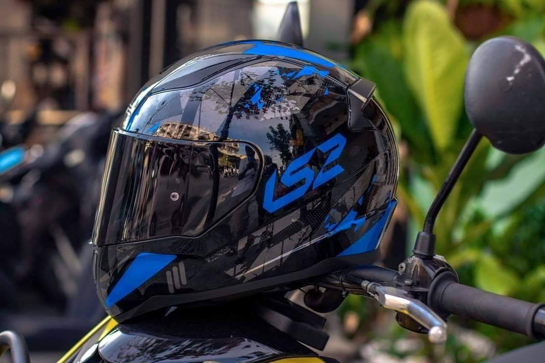 MŨ BẢO HIỂM LS2 FF353 RAPID - Màu GLOSS BLACK BLUE