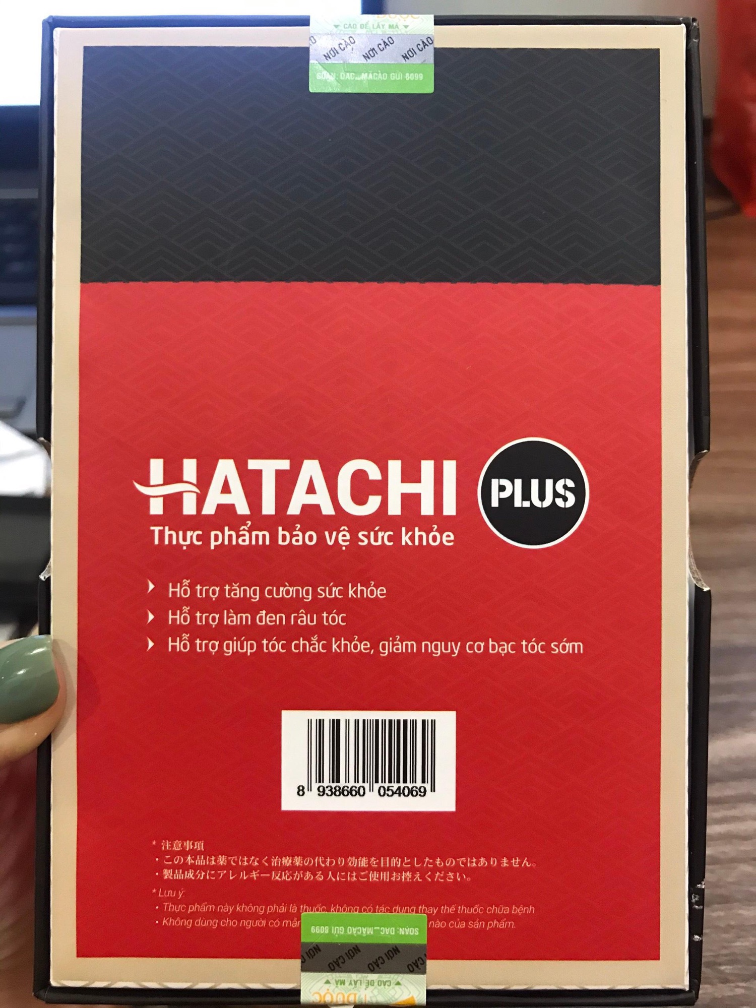 Hatachi Plus - cải thiện tóc bạc