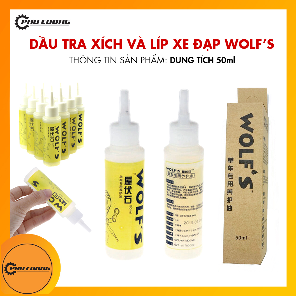 Dầu tra xích xe đạp Wolf’s