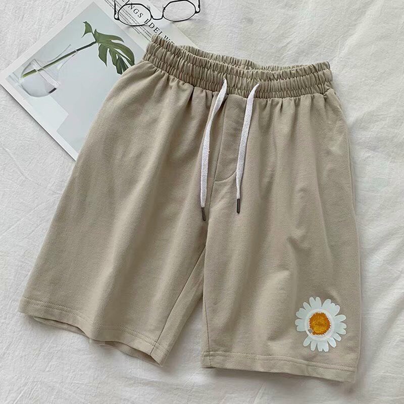 [ HOT HOT ] QUẦN LỬNG NAM NỮ IN HÌNH BÔNG CÚC CHẤT THUN CO GIẢN THOẢI MÁI NAM LEE STORE 6688
