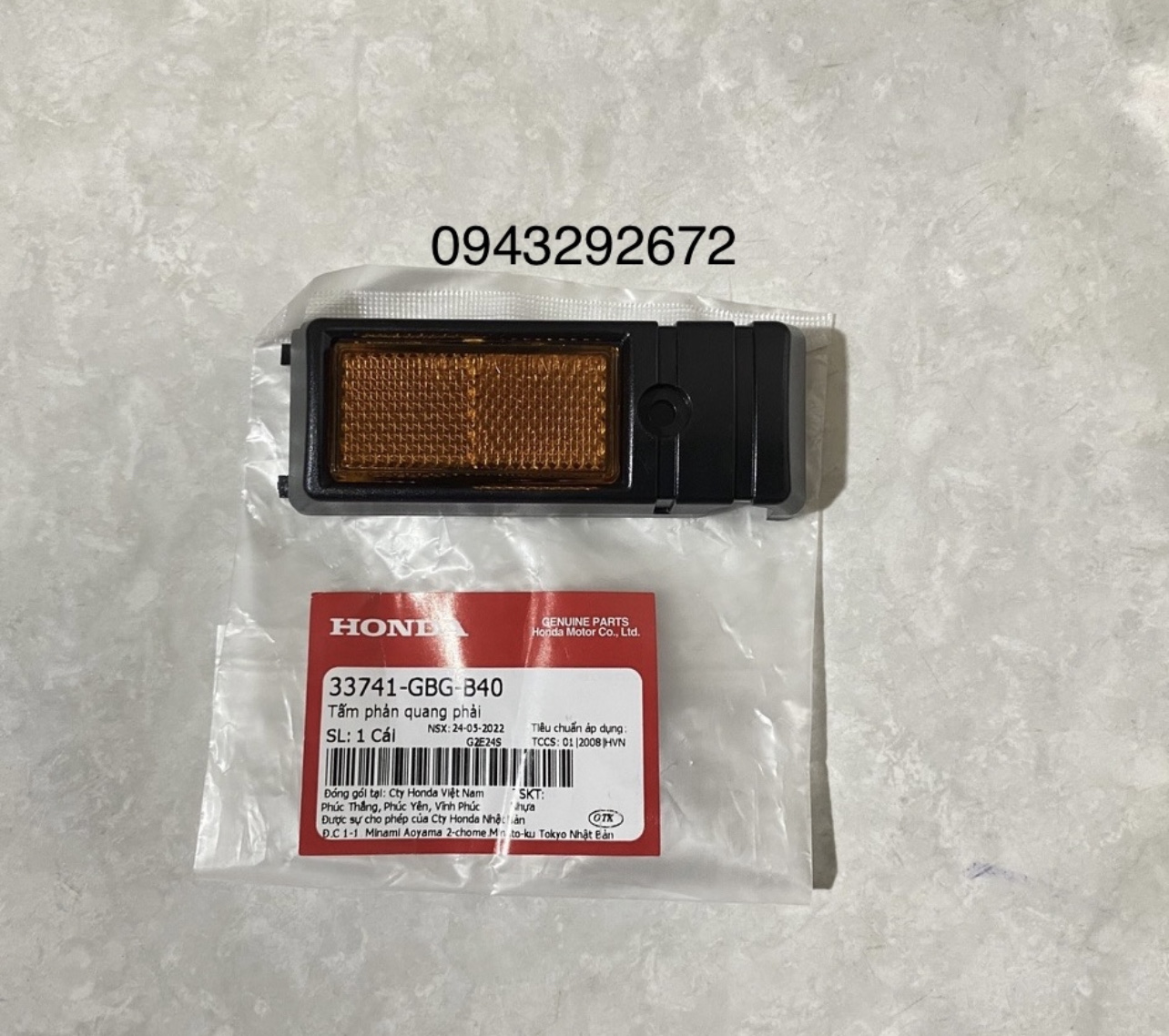Mắt Cua (Phản Quang) Dream 100 Phải Honda ( 33741GBGB40 )