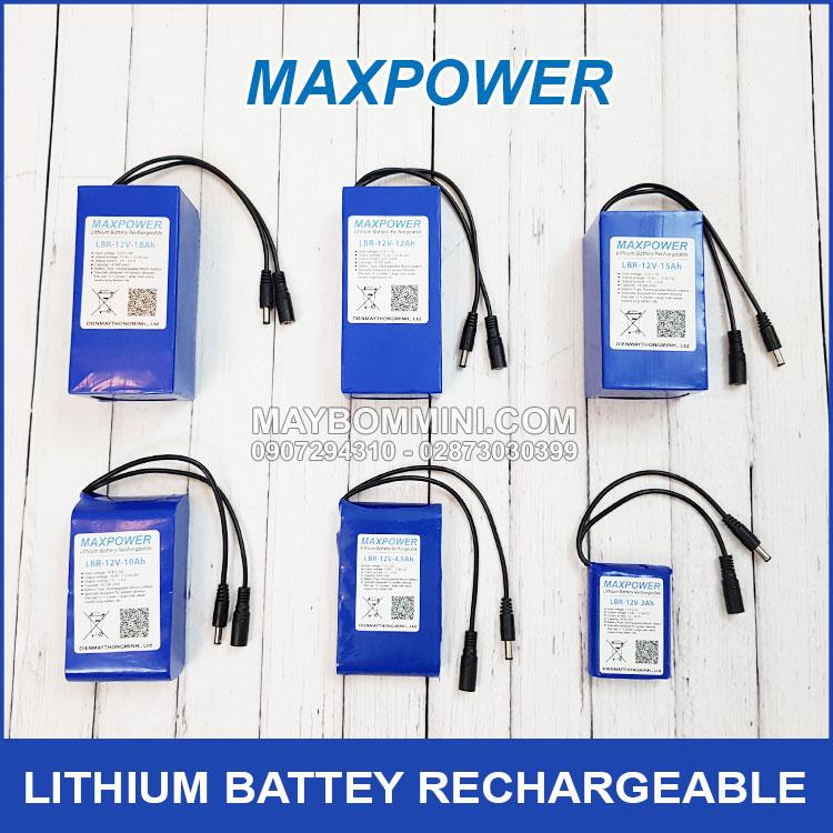 Pin Sạc 12V 3000mAh MAXPOWER