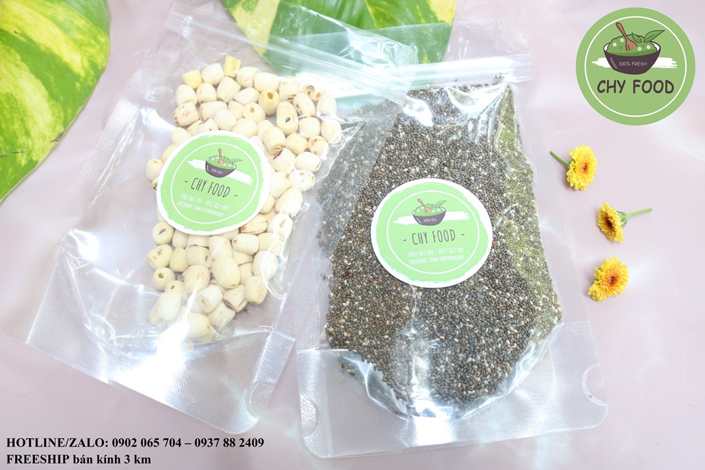 HẠT SEN HUẾ KHÔ LOẠI 1 - 100 GRAM