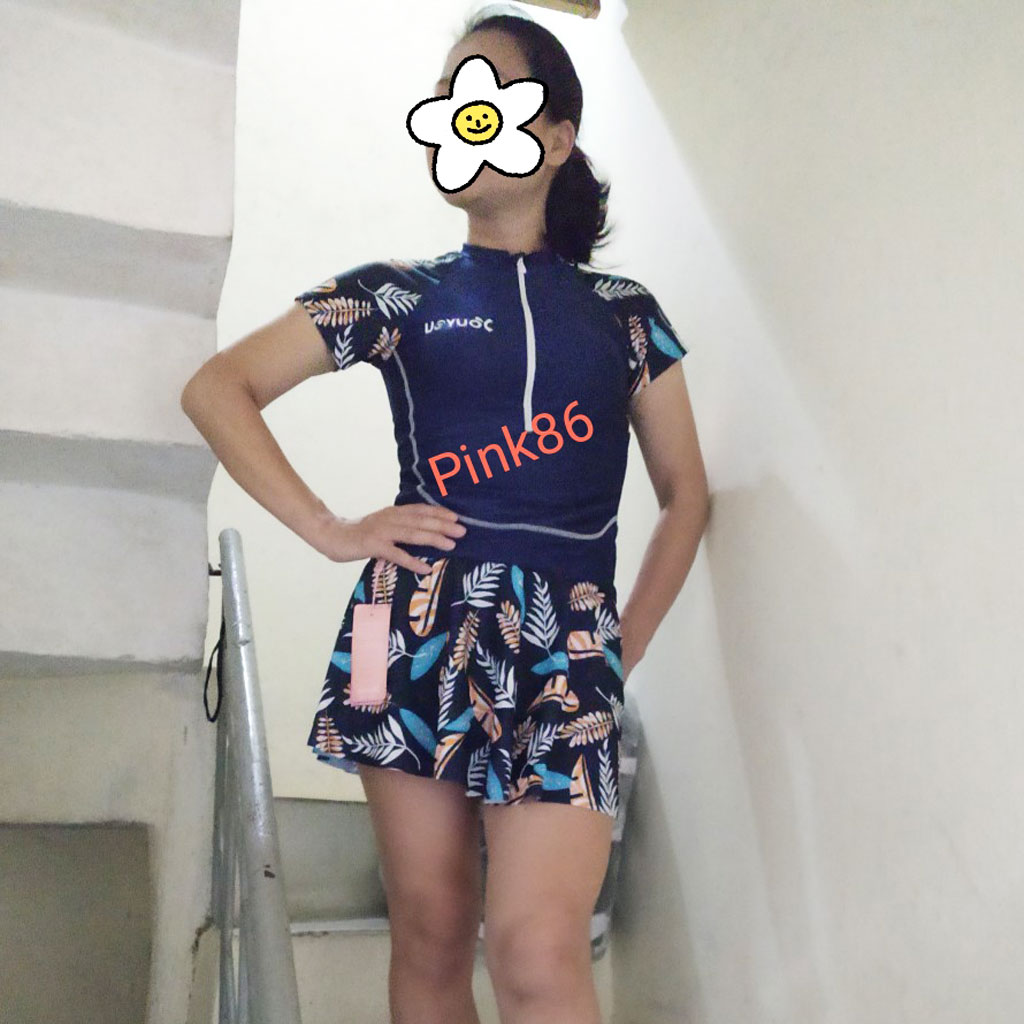 Đồ bơi nữ dáng váy duyên dáng (Có quần short trong váy) BK-609a