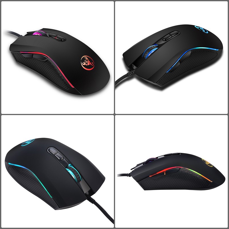 [HCM]Chuột LED RGB 3200 DPI Gaming Mouse HXSJ A868