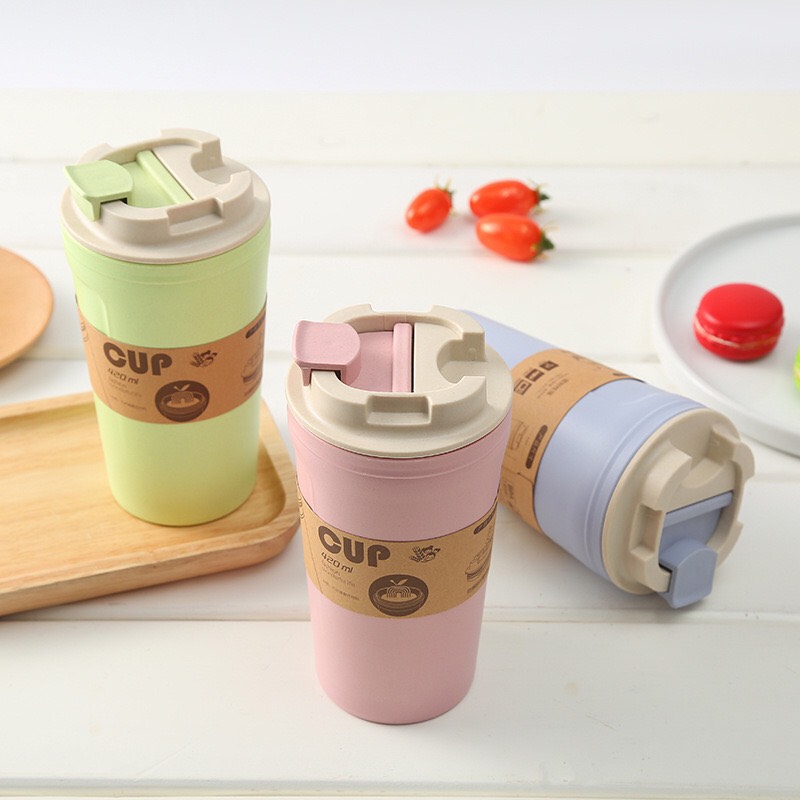Cốc giữ nhiệt lúa mạch an toàn sức khỏe cao cấp 420ml