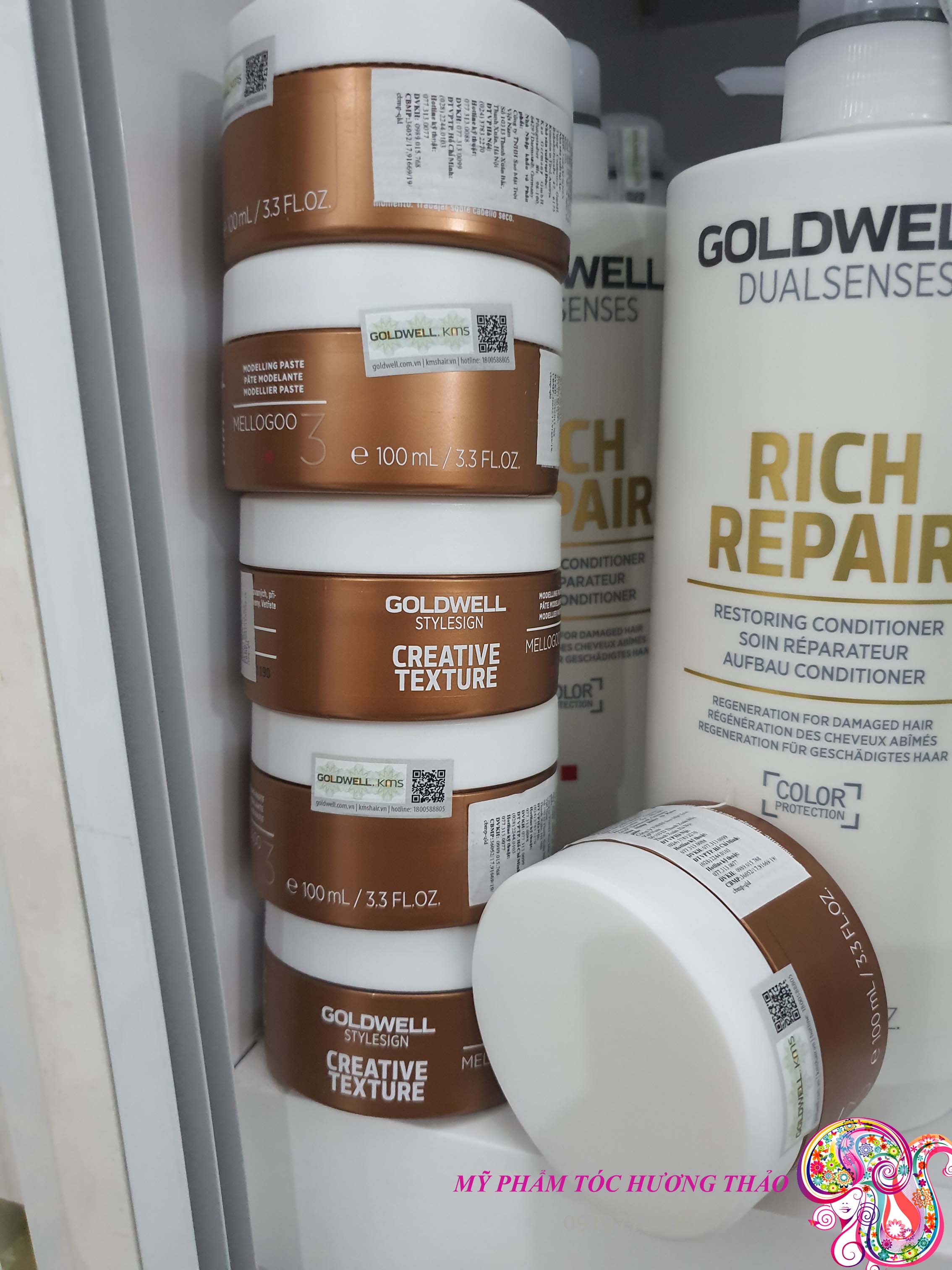 KEM TẠO KIỂU TÓC GOLDWELL Styldesign Creative Texture Mellogoo no.03 (100ml)