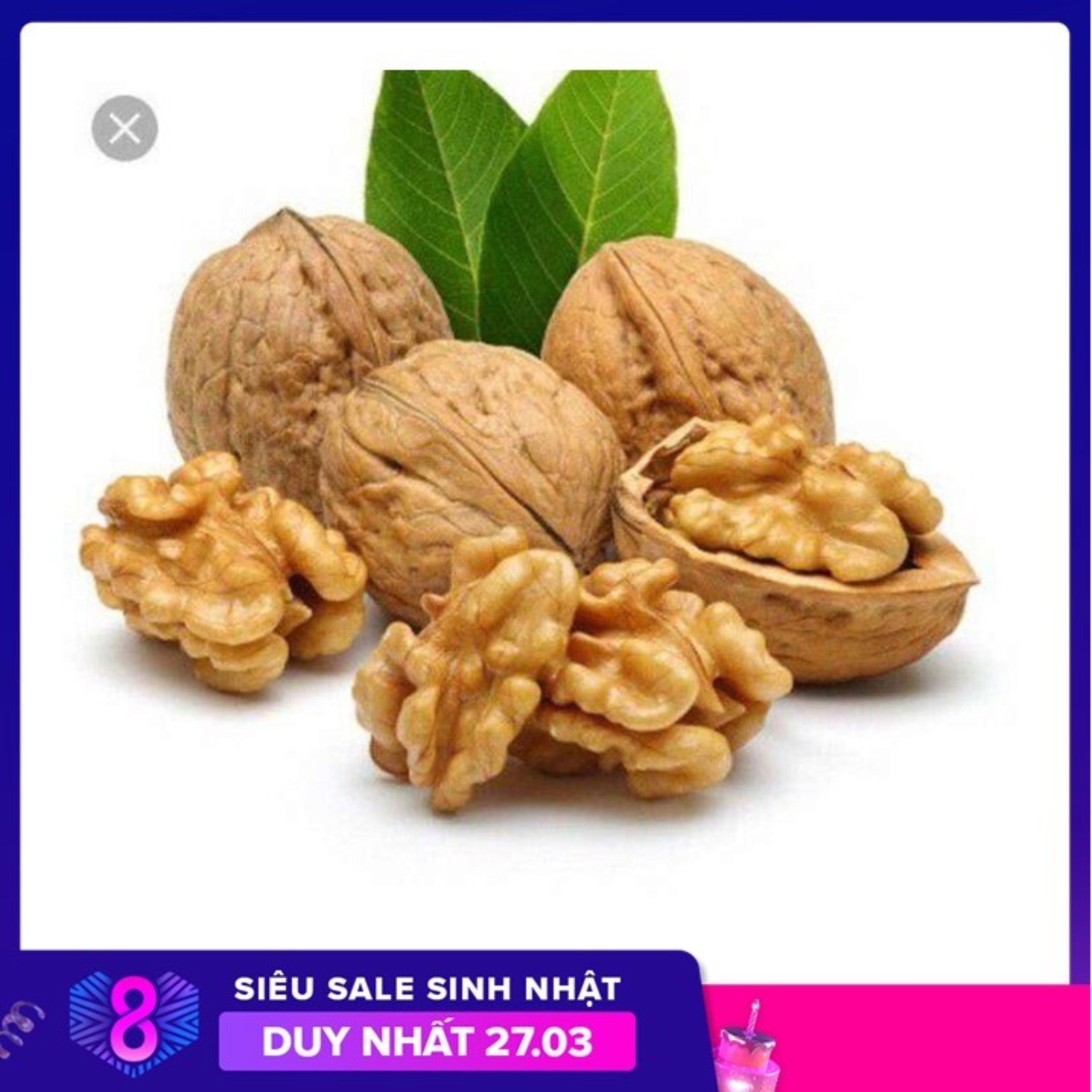 Hạt óc chó mỹ 500gr