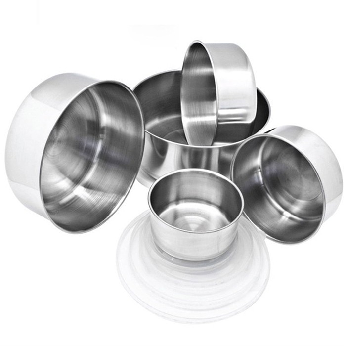 [HCM]Bộ 5 hộp đựng thực phẩm inox