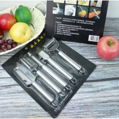 Bộ 5 dao bào rau cũ quả tiện dụng, đa năng , dao bào rau cũ quả tiện dụng, đa năng gọt vỏ, bào sợi, chất liệu inox bền bỉ