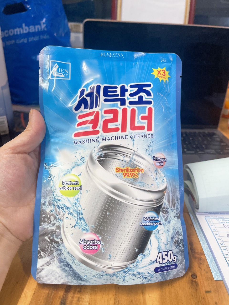 Bột Tẩy Lồng Máy Giặt Hàn Quốc 450G