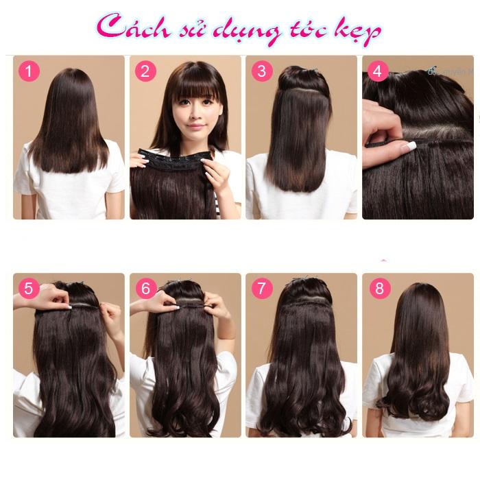 TÓC GIẢ KẸP THẲNG DÀI 60CM