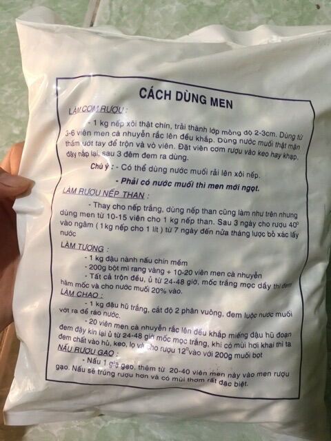 MEN LÀM CƠM RƯỢU 20 VIÊN