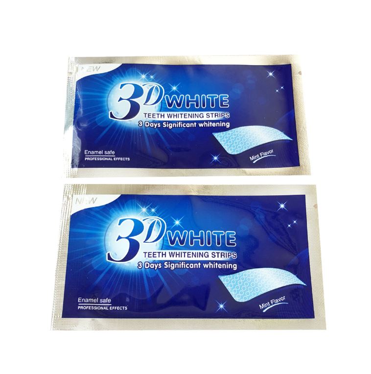 Miếng Dán Trắng Răng 3D White Teeth Whitening Strip 1 hộp 7 miếng