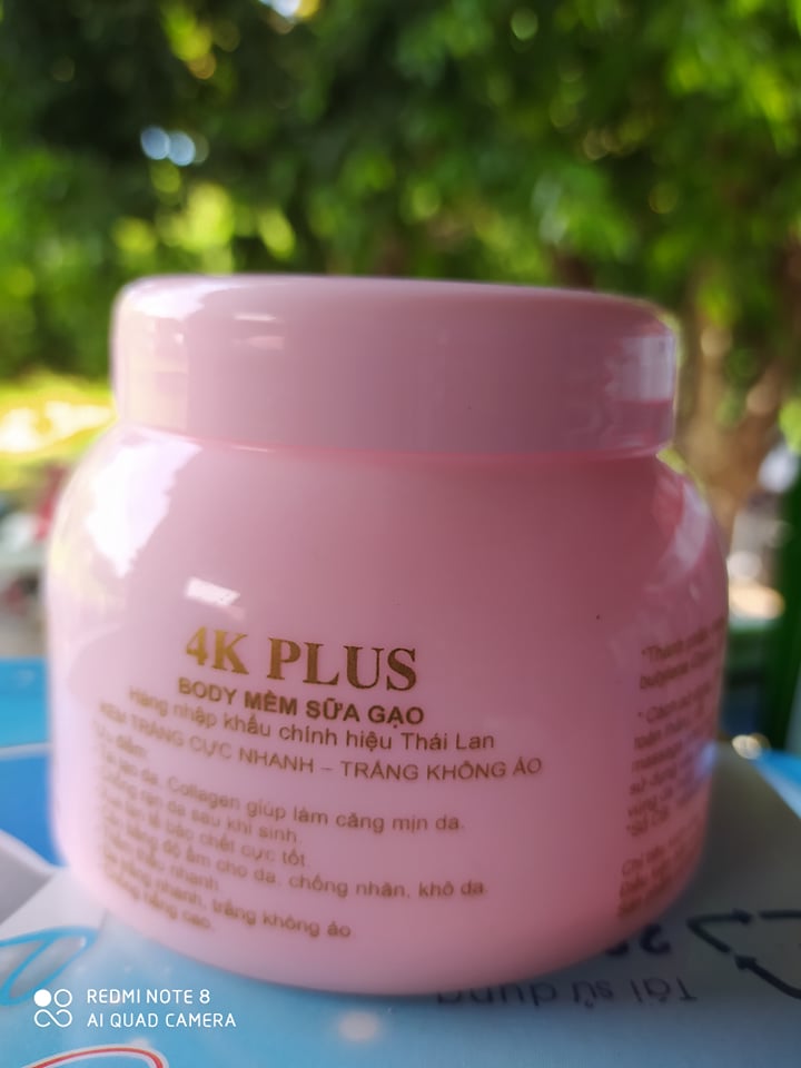 KEM BODY MỀM SỮA GẠO 4K PLUS