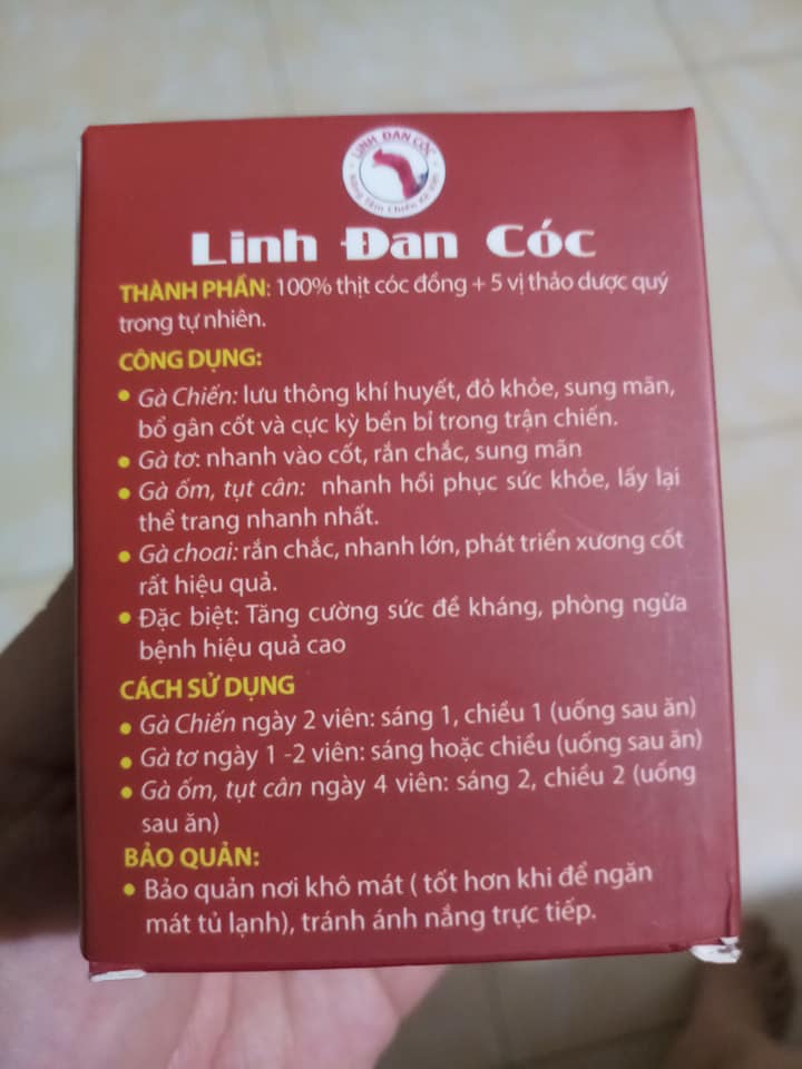 Linh Đan Cóc lọ 120 viên