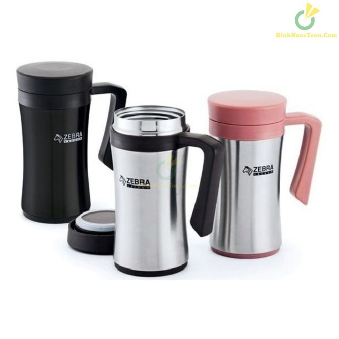 [HCM]Ca giữ nhiệt inox Zebra có quai 450 ml - 112972