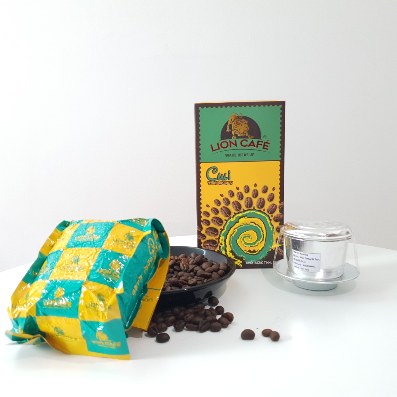Lion Cafe - Filtered Coffee - Premium Culi - Box of 250g