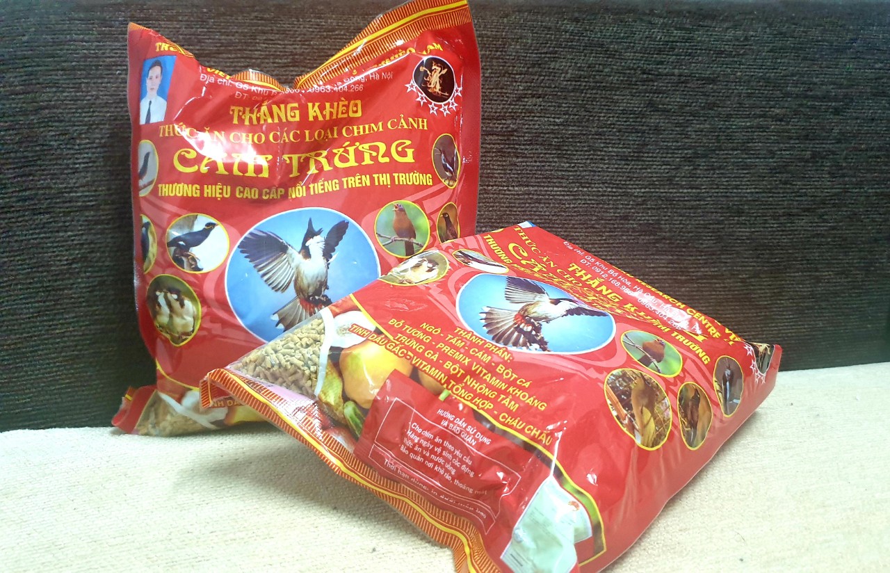 Cám trứng ba vì đỏ 500g - cám chim đỏ