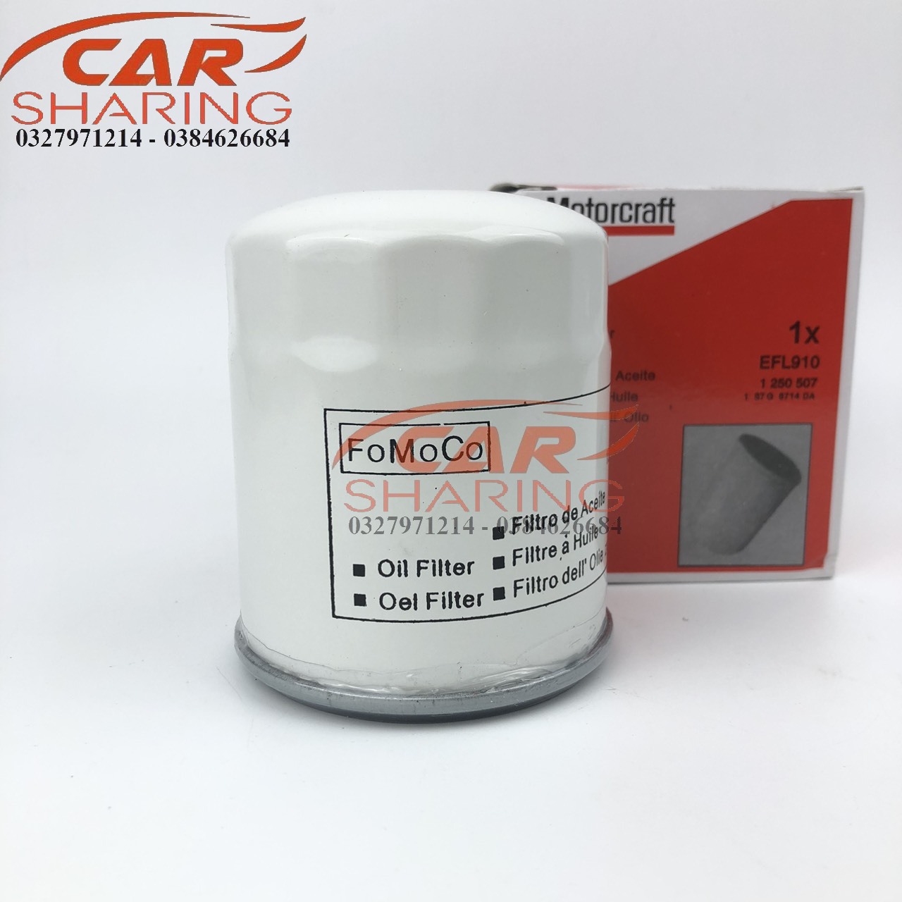 Lọc nhớt/ dầu Ford Focus Escape 2.0 2.3  Fiesta Mazda 6 Ecosport ( Mã EFL910 )