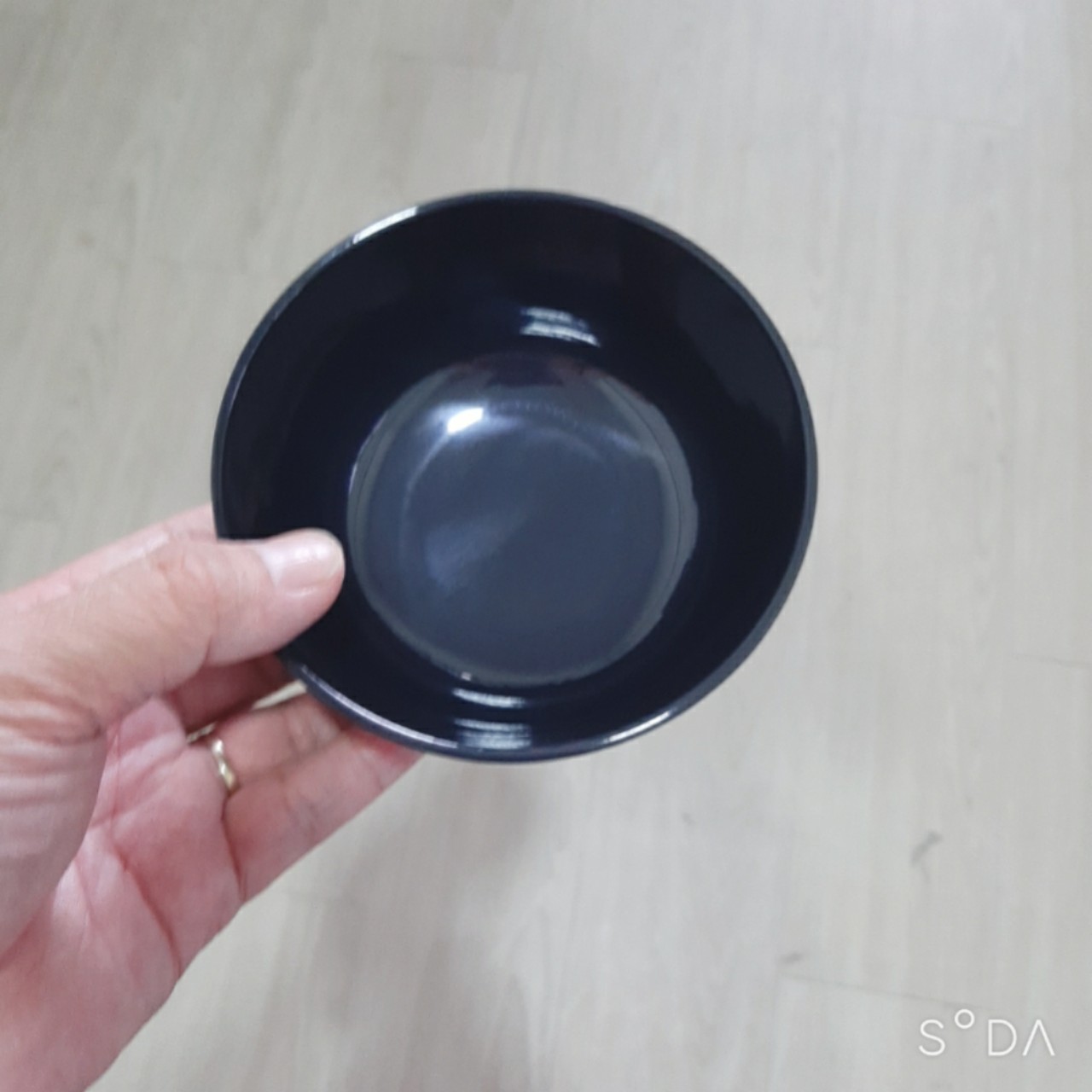 Chén Cơm Màu Đen Bóng Nhựa Melamine Cao Cấp Fataco Cao Cấp