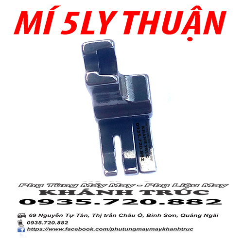 Chân vịt mí 5ly máy may công nghiệp 1kim