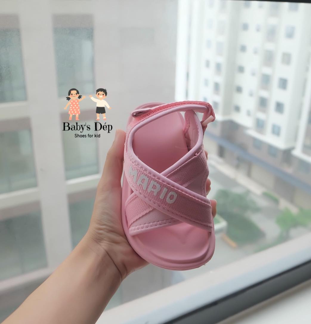 [Nhập RS0822 giảm 30k cho đơn 99k]Sandal Mario Style Hàn Quốc cho bé