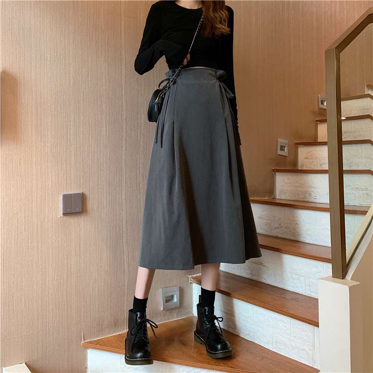 [SẴN] Chân váy dài Midi Ulzzang Quảng Châu VVD20