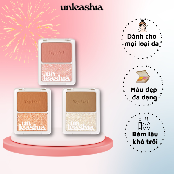 Bảng phấn mắt 2 ô UNLEASHIA Tap Me Palette Duo