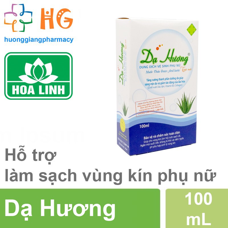 Dùng dịch vệ sinh phụ nữ Dạ Hương