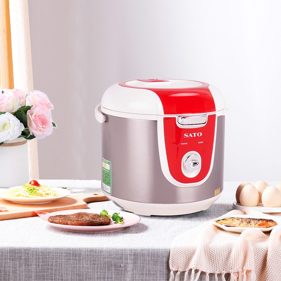 Nồi cơm điện 1.8L Sato 18Q023G