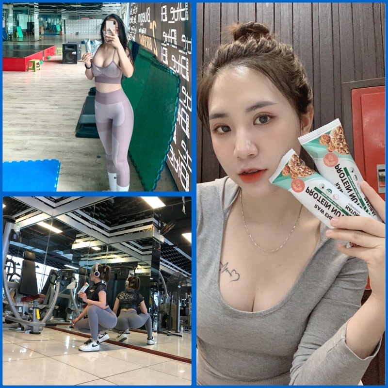 Protein Nuts Bar 50g(Thanh dinh dưỡng siêu hạt phủ sô cô la)