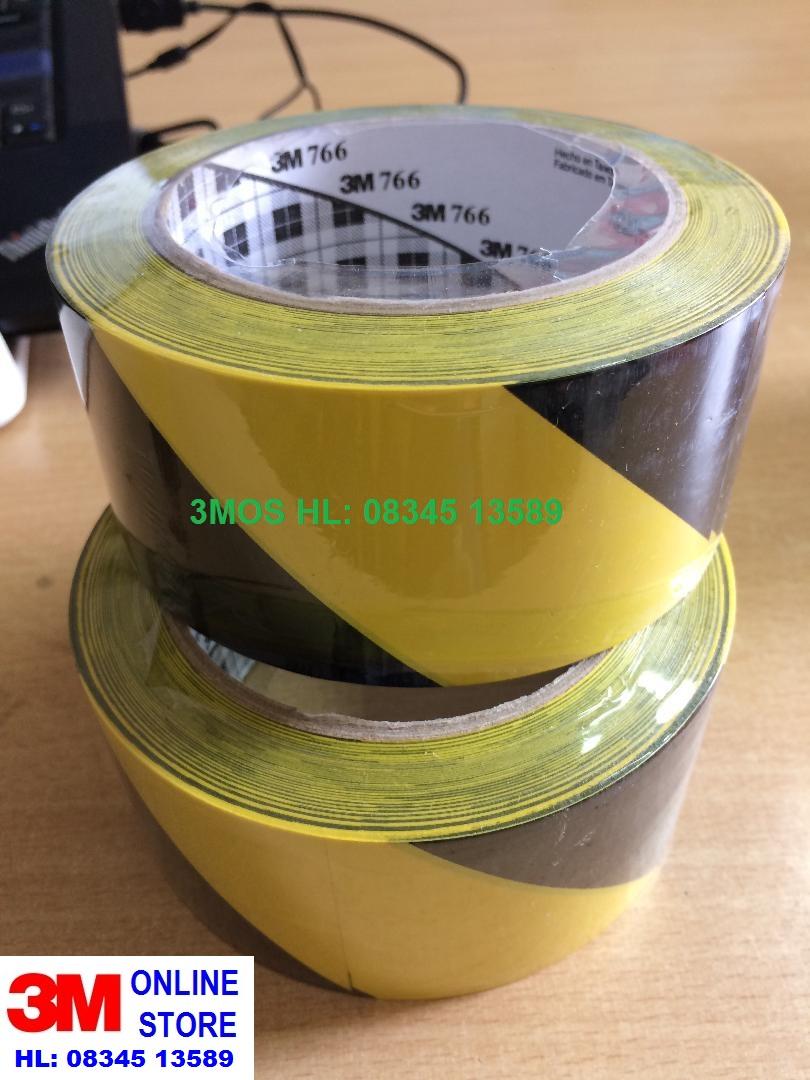 BĂNG KEO DÁN NỀN SỌC VÀNG-ĐEN 3M 766