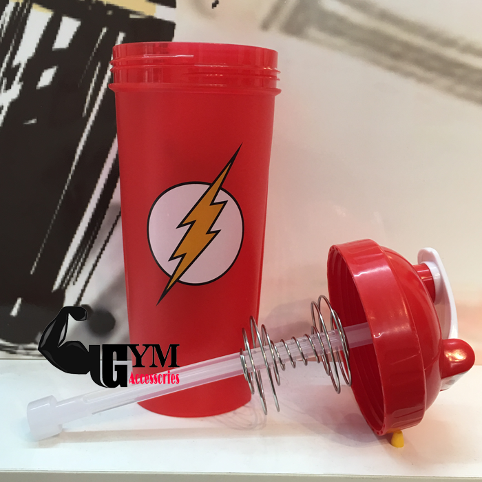 Bình nước thể thao bình lắc shake bottle Super Hero
