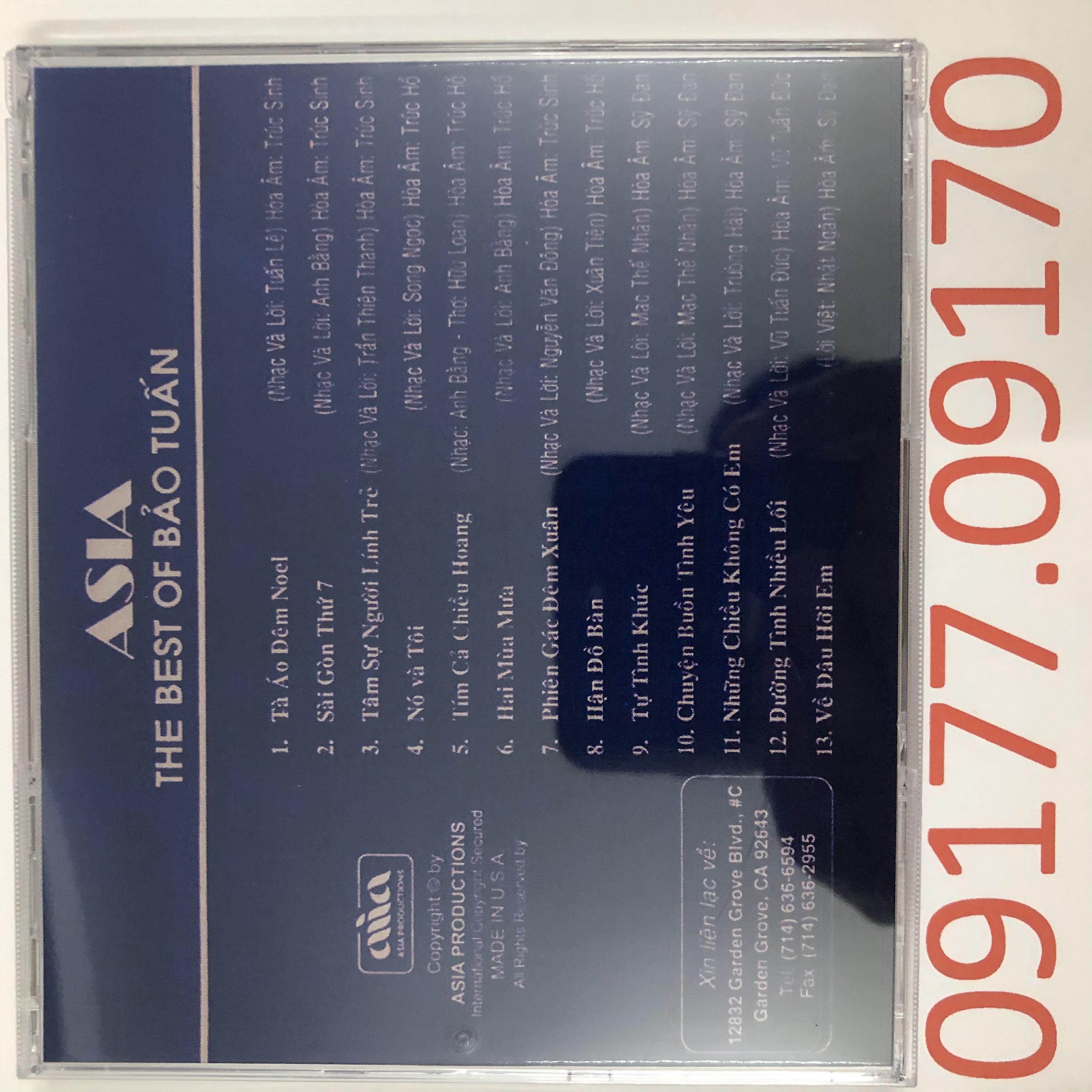 [HCM]CD The Best of Bảo Tuấn ASIACD