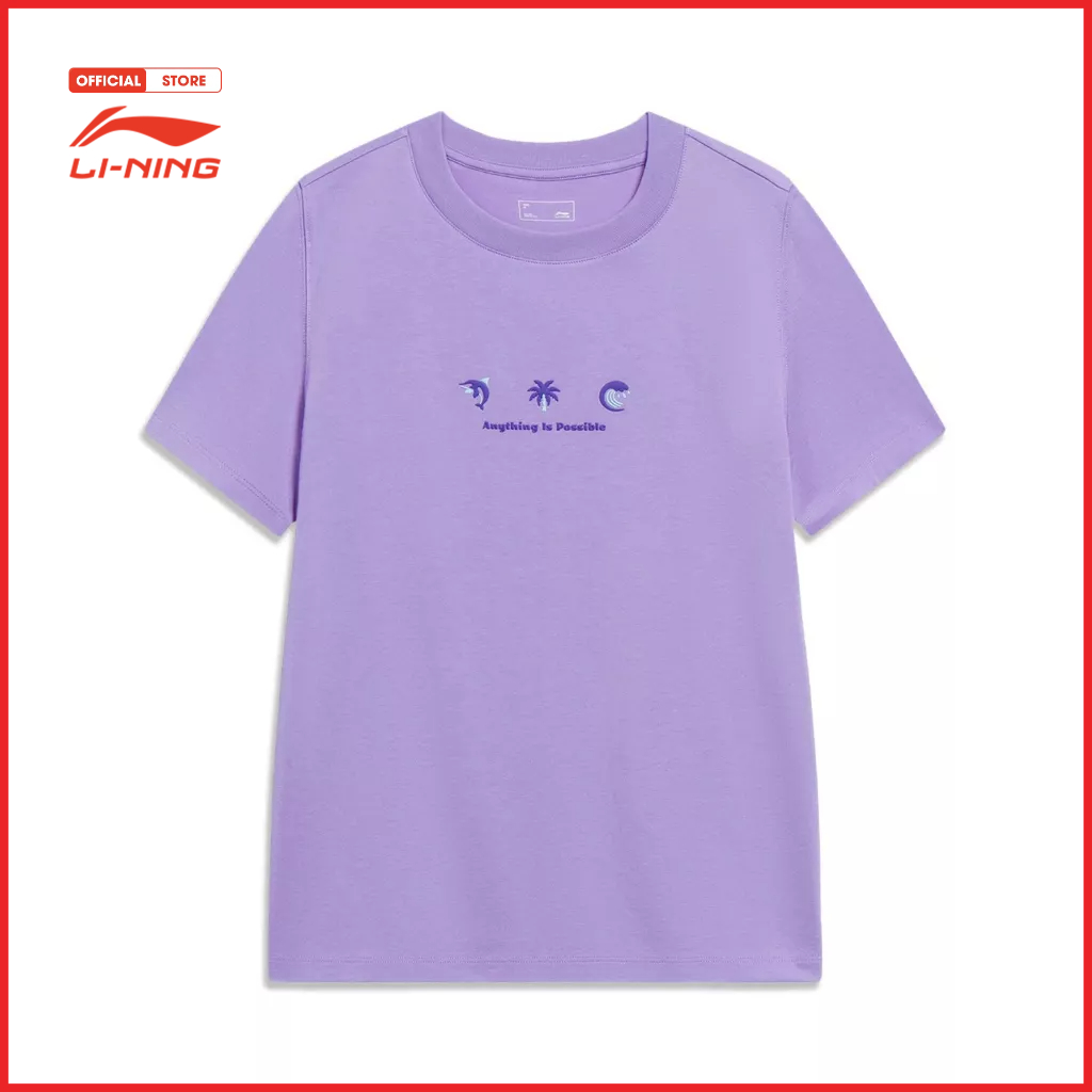 Áo t-shirt thể thao li-ning nữ ahst236-1