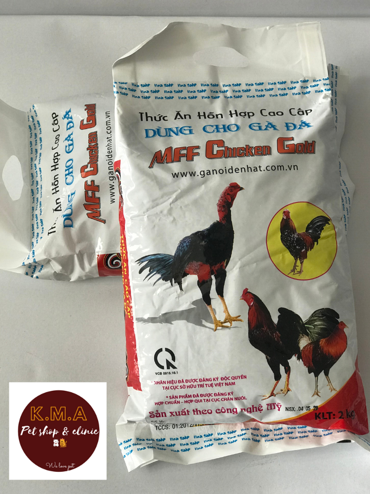 Thức ăn cao cấp dành cho gà đá - chicken gold gói 2kg
