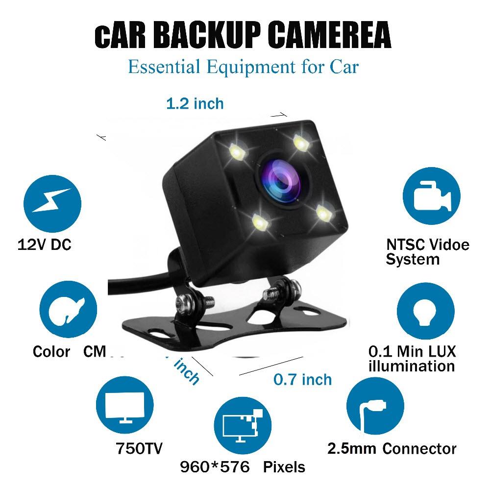 Camera lùi chống nước 4 đèn LED